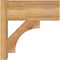 Ekena Millwork Westlake Block Rough Sawn Outlooker, Western Red Cedar, 8"W x 18"D x 18"H OUT08X18X18WTL05RWR - alternate 2